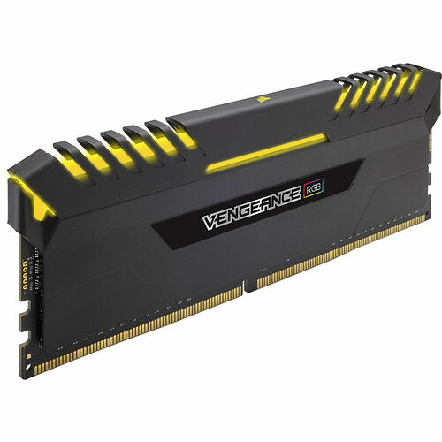 DDR4 Corsair Vengeance RGB, Noir, 16 Go (2 x 8 Go), 3000 MHz, CAS 16
