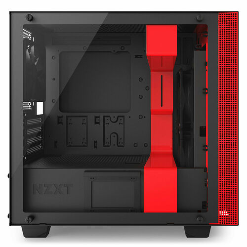 NZXT H400i, Noir mat/Rouge