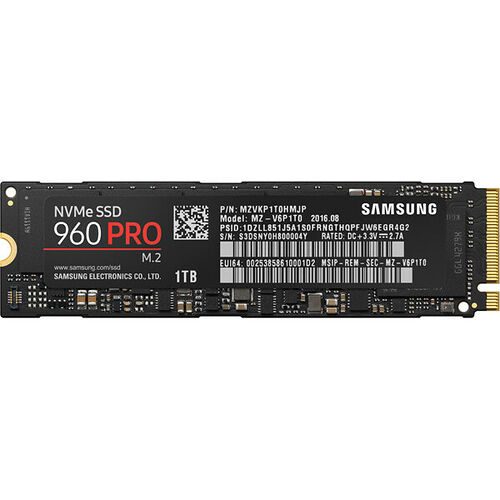 Samsung Série 960 Pro, 1 To, M.2 (Type 2280)