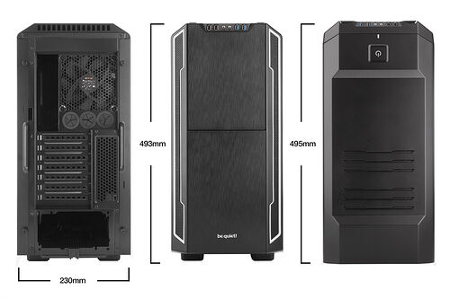 Be Quiet ! Silent Base 600 - Noir/Argent (Version fenêtre)