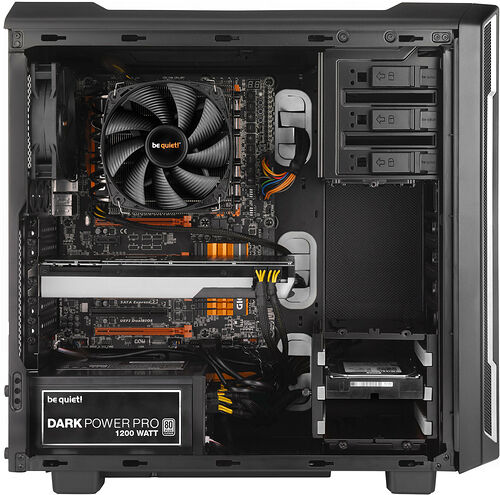 Be Quiet ! Silent Base 600 - Noir/Argent (Version fenêtre)