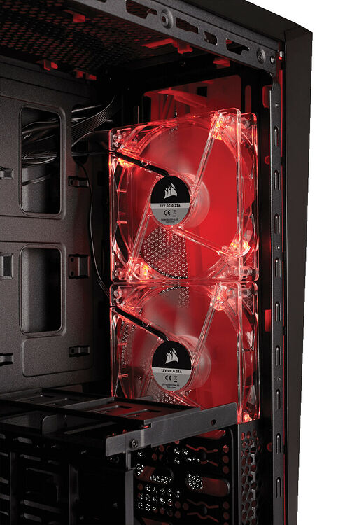 Corsair Carbide SPEC-ALPHA, Noir/Rouge