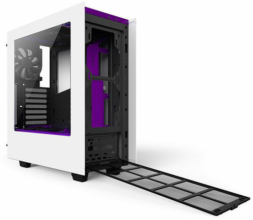 NZXT Source 340, Blanc/Violet