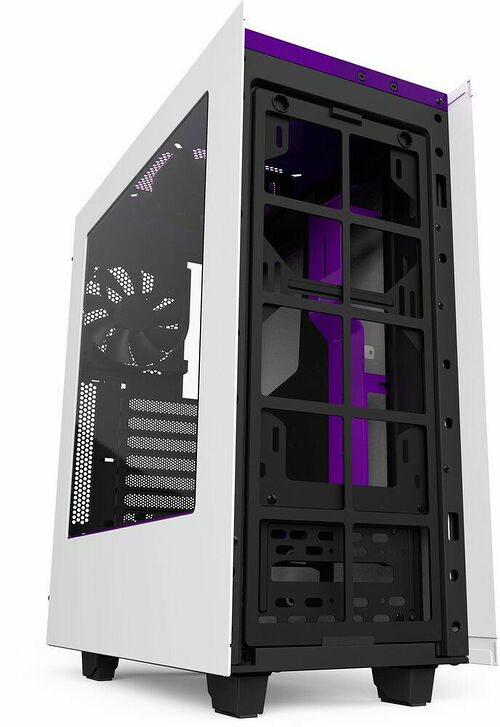NZXT Source 340, Blanc/Violet
