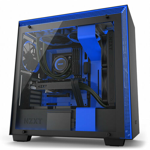 NZXT H700i - Noir mat/Bleu