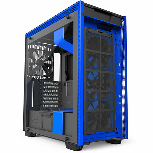 NZXT H700i - Noir mat/Bleu