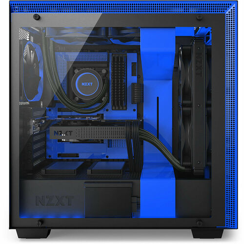 NZXT H700i - Noir mat/Bleu