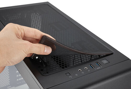 Corsair Carbide Clear 400C, Noir