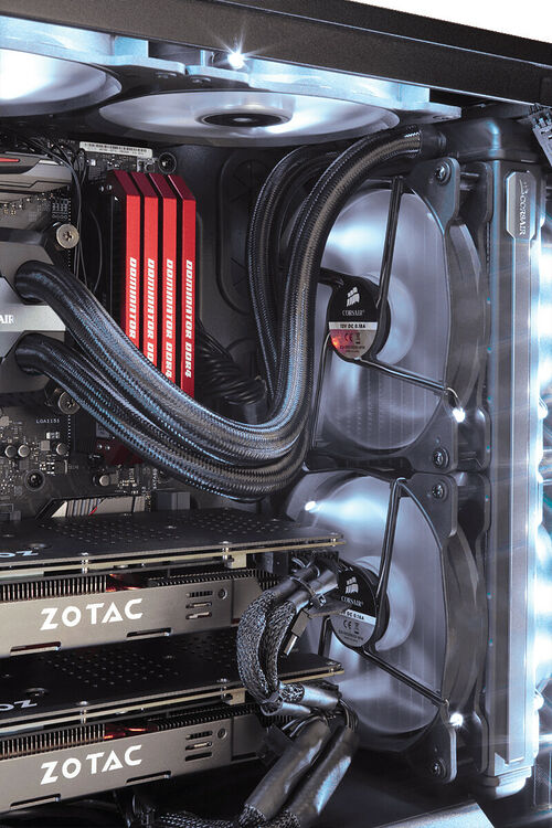 Corsair Carbide Clear 400C, Noir