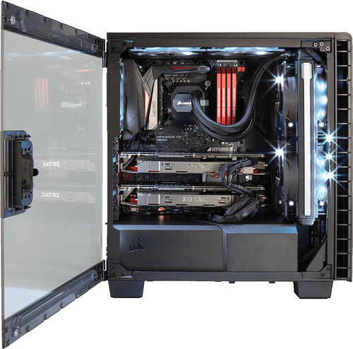 Corsair Carbide Clear 400C, Noir