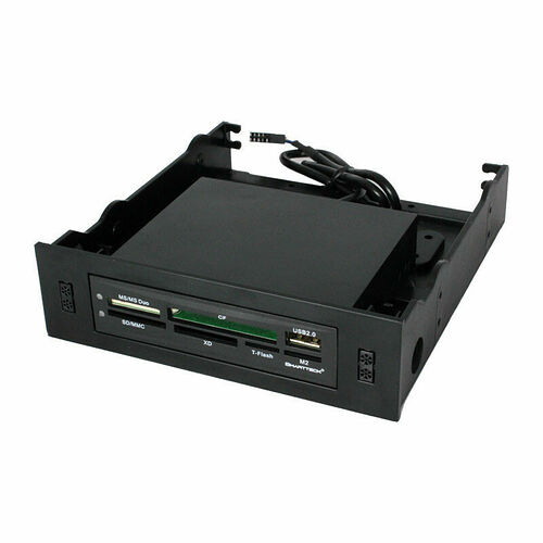 Adaptateur 5.25" pour 2 HDD / SSD 2.5" ou un HDD 3.5" / Lecteur 3.5", Smartteck