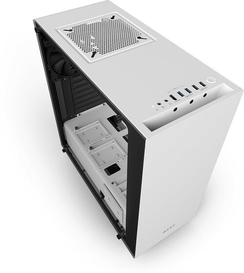 NZXT S340 Elite, Blanc