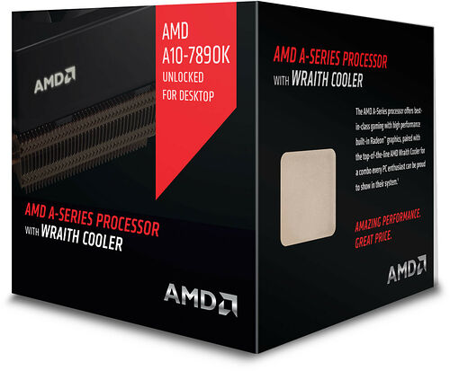 AMD A10-7890K Black Edition (4.1 GHz) Wraith Cooler