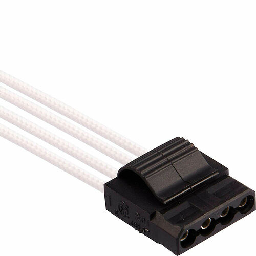 Kit de câbles Corsair Pro gainés - Blanc