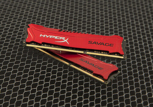 DDR3 HyperX Savage Red, 2 x 4 Go, 1600 MHz, CAS 9