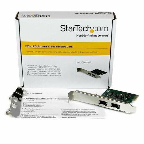 Carte contrôleur FireWire, PCI-Express - Startech