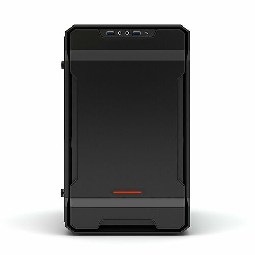 Phanteks Enthoo Evolv ITX Tempered Glass - Noir/Rouge