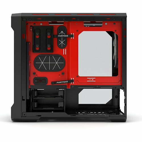 Phanteks Enthoo Evolv ITX Tempered Glass - Noir/Rouge