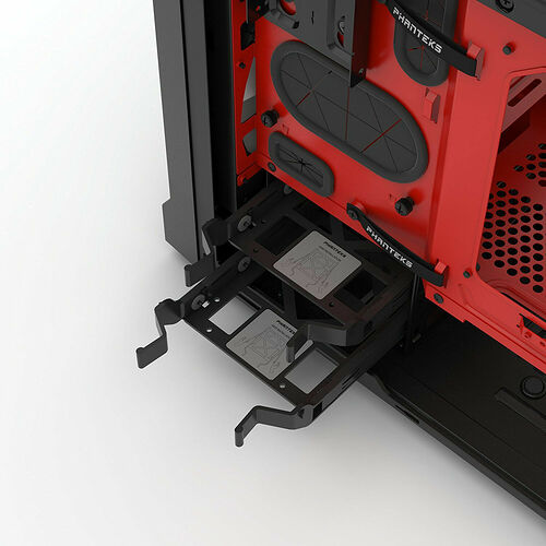 Phanteks Enthoo Evolv ITX Tempered Glass - Noir/Rouge