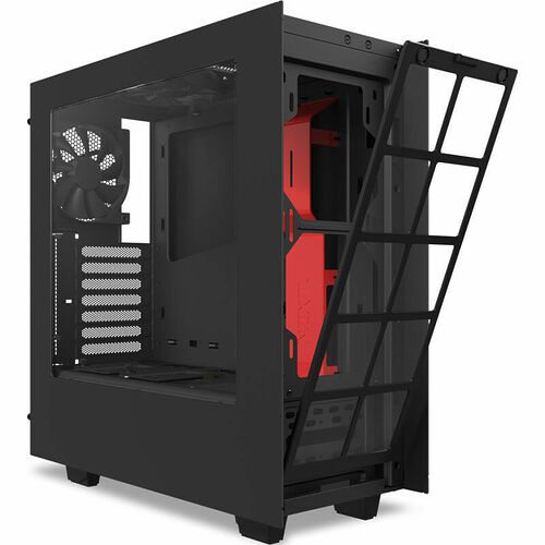 NZXT Source 340, Noir/Rouge