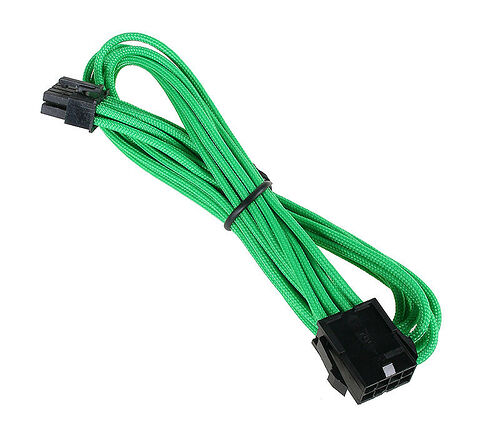 Câble rallonge gainé ATX 8 broches BitFenix Alchemy - 45 cm - Vert