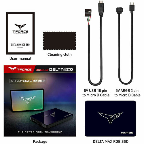 T-FORCE Delta Max RGB 250 Go