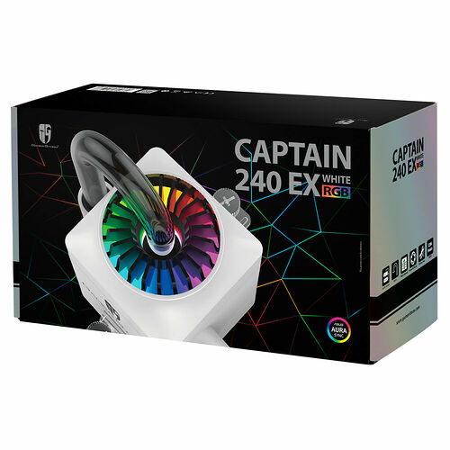 Deepcool Gamer Storm Captain 240 EX RGB, Blanc