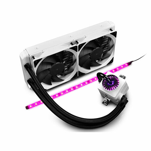 Deepcool Gamer Storm Captain 240 EX RGB, Blanc