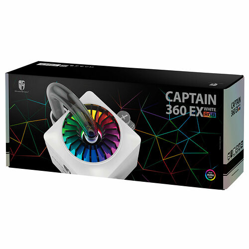 Deepcool Gamer Storm Captain 360 EX RGB, Blanc