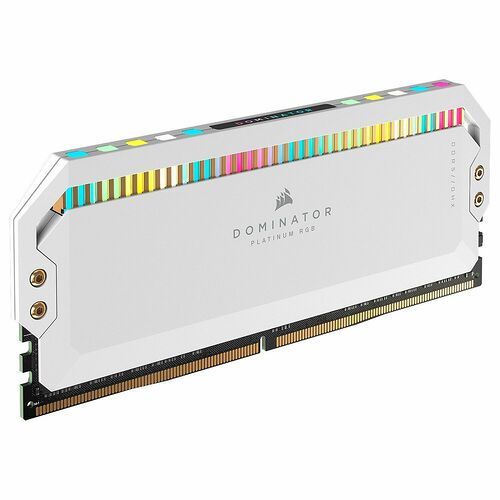 DDR5 Corsair Dominator Platinum RGB Blanc - 32 Go (2 x16 Go) 6200 MHz - CAS 36