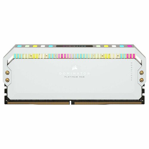 DDR5 Corsair Dominator Platinum RGB Blanc - 32 Go (2 x16 Go) 6200 MHz - CAS 36