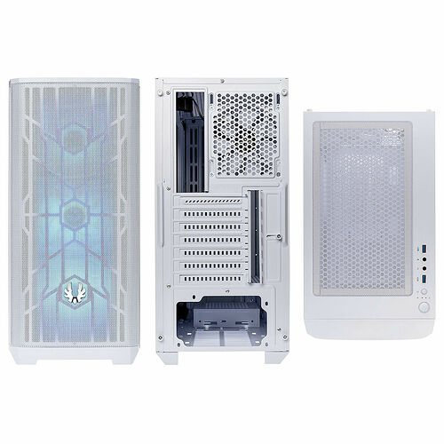 BitFenix Nova Mesh SE TG ARGB - Blanc