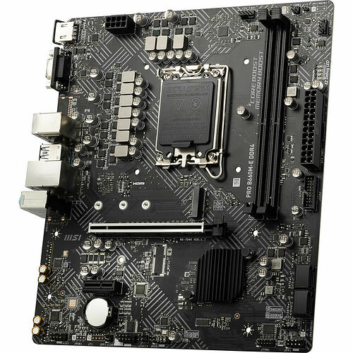 Kit évo Core i5-12400F + MSI PRO B660M-E DDR4 + VT120 Black V2 + 16 Go