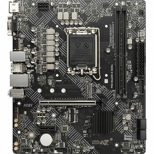 Kit évo Core i5-12400F + MSI PRO B660M-E DDR4 + VT120 Black V2 + 16 Go