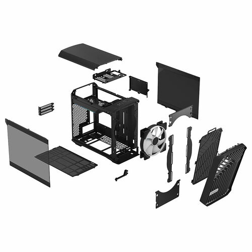 Fractal Design Torrent Nano RGB TG - Noir