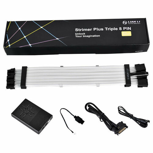 Câble rallonge 3 x PCI-E 8 broches Lian Li Strimer PLUS