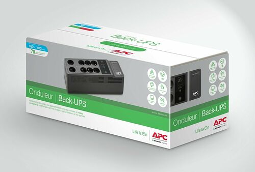 APC Back-UPS 650VA - 8 prises
