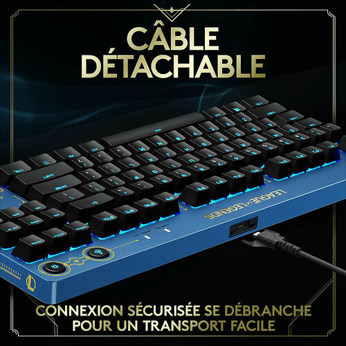 Logitech G Pro - Edition League of Legends - (Switch GX Brown) (AZERTY)