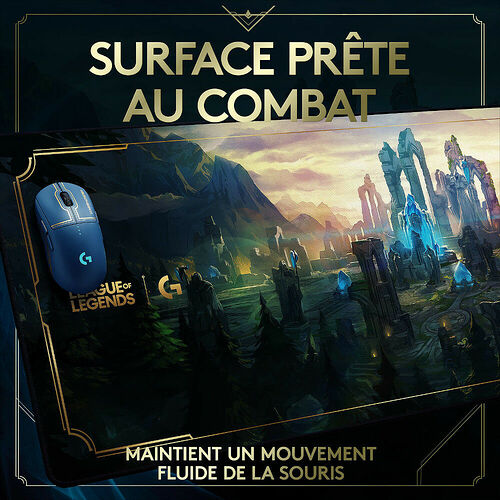 Logitech G G840 XL Gaming Mouse Pad - Edition League of Legends