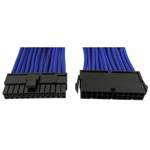 Gelid Câble rallonge tressé ATX 24 broches - 30 cm - Bleu