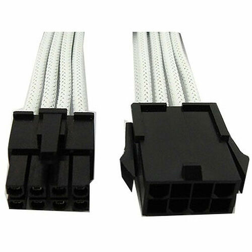 Gelid Câble rallonge tressé PCI-E 8 broches - 30 cm - Blanc