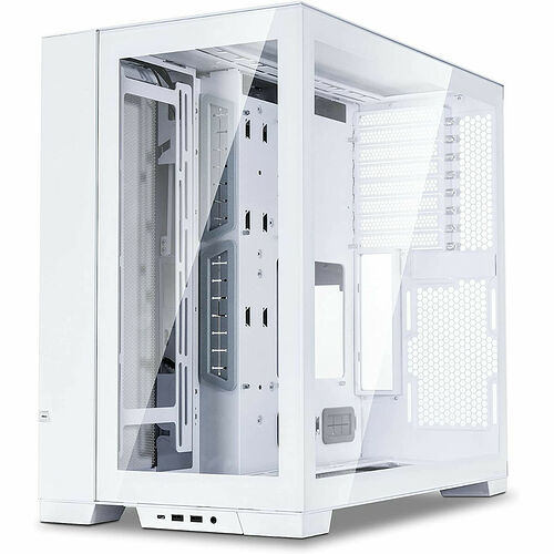 Lian Li PC-O11 Dynamic Evo - Blanc + UF TL120 Reverse Blade Blanc (Par 3)