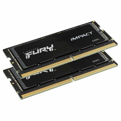 SO-DIMM DDR5 Kingston Fury Impact - 16 Go (2 x 8 Go) 4800 MHz - CAS 38