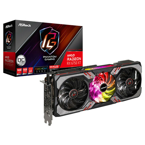 ASRock Radeon RX 6750 XT Phantom Gaming D