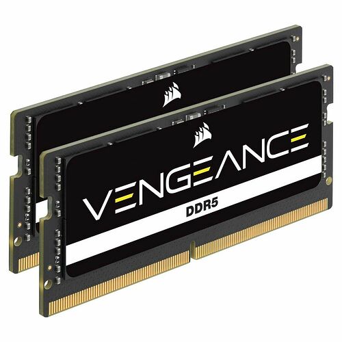 SO-DIMM DDR5 Corsair Vengeance - 32 Go (2 x 16 Go) 5200 MHz - CAS 44