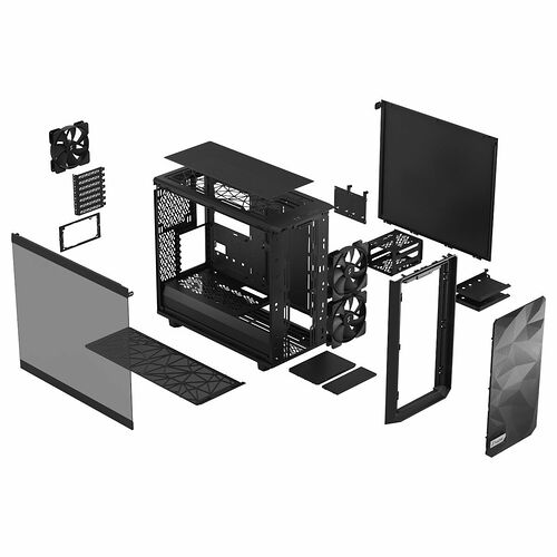 Fractal Design Meshify 2 Lite TG - Noir