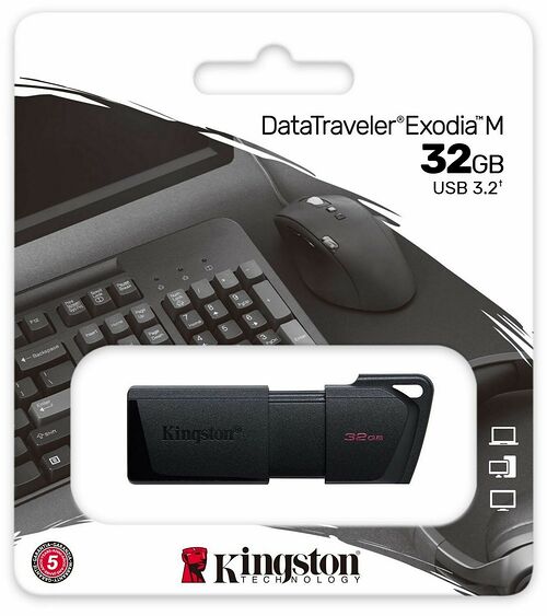 Clé USB 3.1 Type A Kingston DataTraveler Exodia M 32 Go