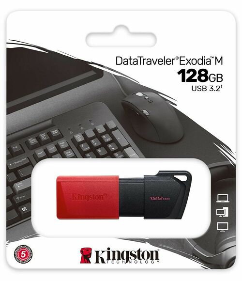 Kingston DataTraveler Exodia M - Type-A - 128 Go