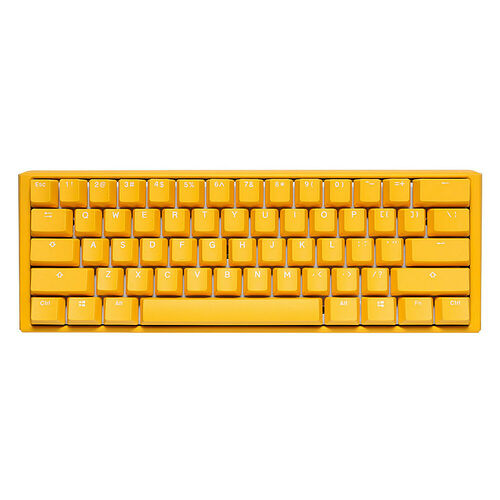 Ducky Channel One 3 Mini Yellow Ducky (Cherry MX Red) (AZERTY)