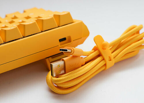 Ducky Channel One 3 Mini Yellow Ducky (Cherry MX Red) (AZERTY)